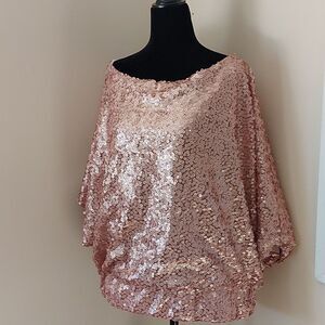 Beautiful pink sequin top - Shakina Womack XXL to XXXL